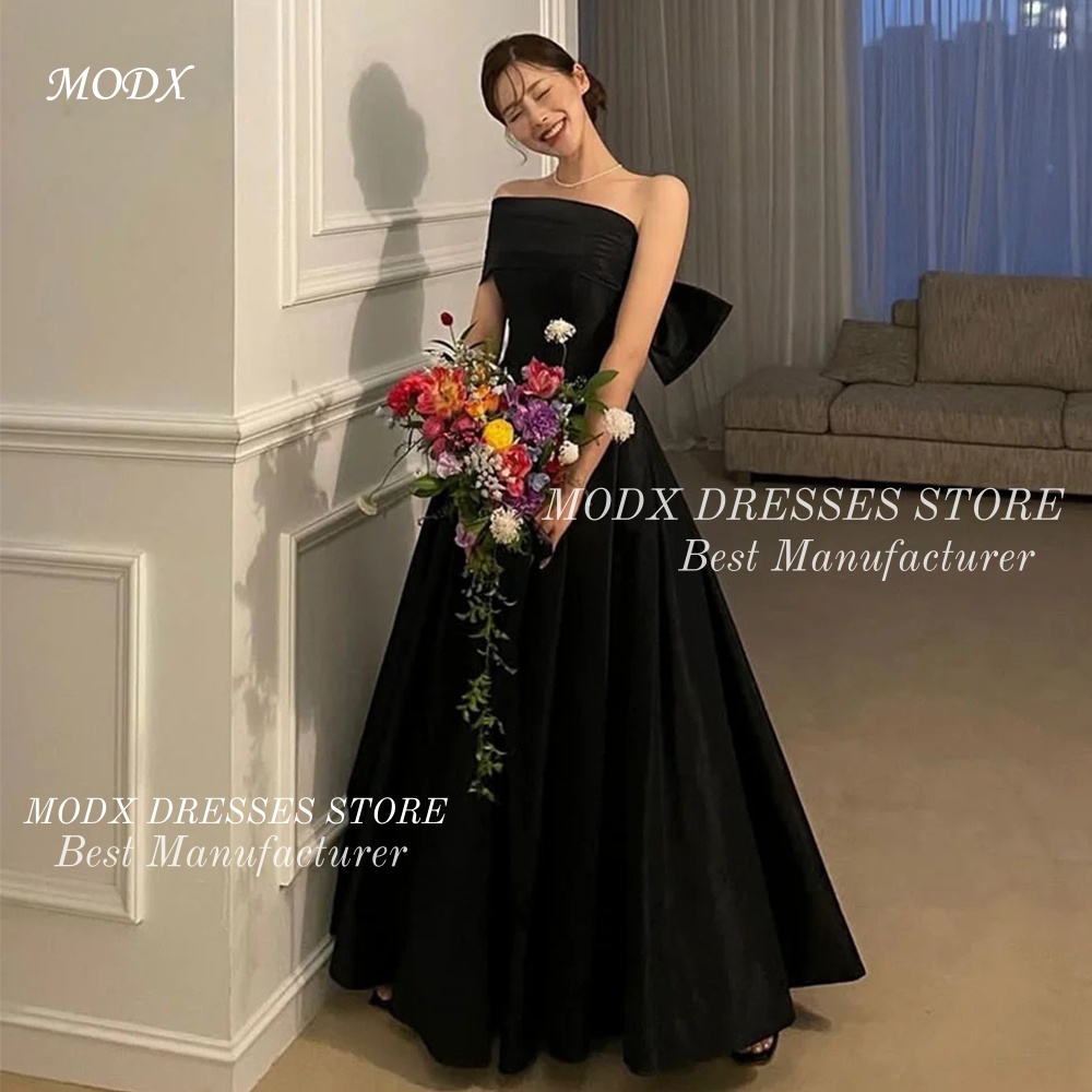 MODX 우아한 블랙 원숄더 한국 웨딩드레스 A라인 맞 - Modern Korean Lifestyle 리뷰 및 가격
