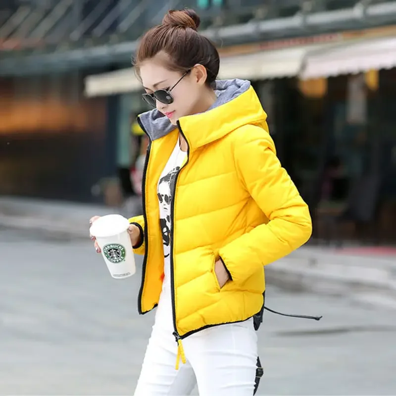 여성용 짧은 퀼트 패딩 블랙 집업 재킷, 덕다운 크롭, - Modern Korean Lifestyle 리뷰 및 가격