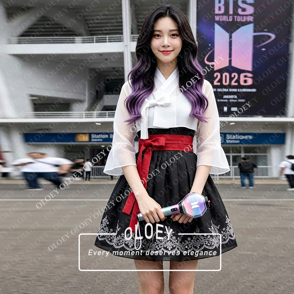 OLOEY 모던 아플리케 숏 콘서트 한복 2026 대비 - Modern Korean Lifestyle 리뷰 및 가격